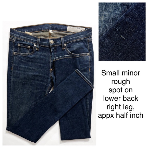 Rag & Bone Medium Wash Full Length Ankle Skinny Jeans 28” - Picture 12 of 12